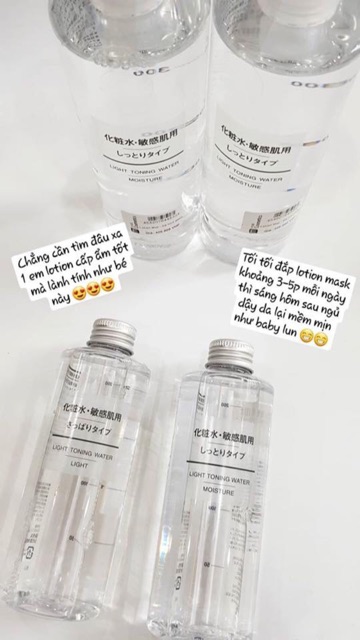 NƯỚC HOA HỒNG MUJI - HÀNG NHẬT NỘI ĐỊA