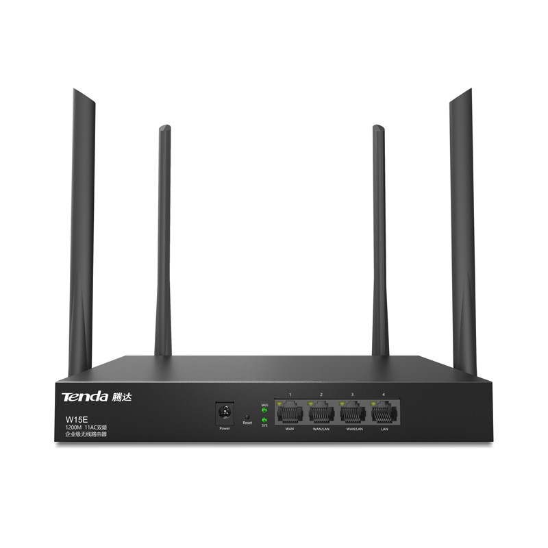 Bộ phát WIFI Tenda W15e ac1200Mps mạng doanh nghiệp 50 user - vùng phủ sóng 300m2 -cài đặt English, mới 100% fullbox