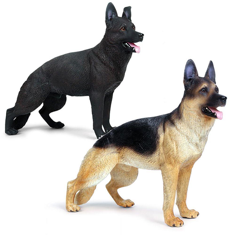 Mô Hình Đồ Chơi Chú Chó Shepherd Màu Đen Tự Nhiên Giáo Dục Khoa Học Cho Bé
