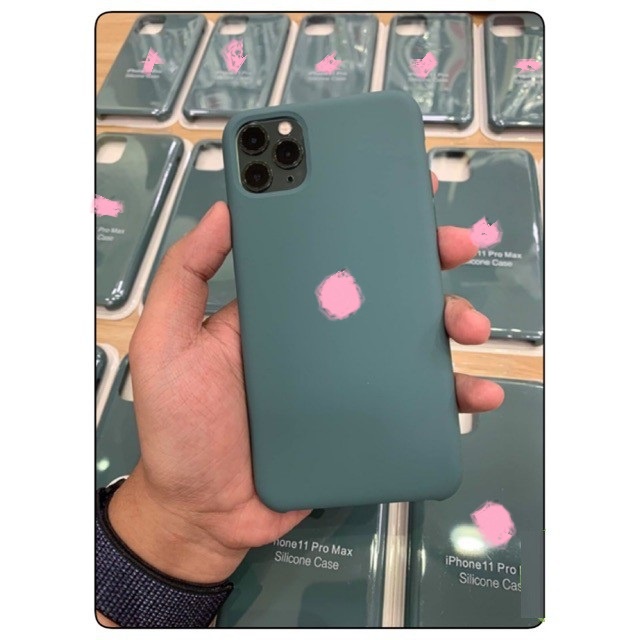 ⚡️IPHONE 6 ĐẾN 11 / PRO/ MAX ⚡️ ỐP LOGO TÁO LÓT NỈ CHỐNG BẨN DỄ LAU CHÙI CHỐNG SỐC CHỐNG VA ĐẬP XANH BÓNG ĐÊM MIDNIGHT