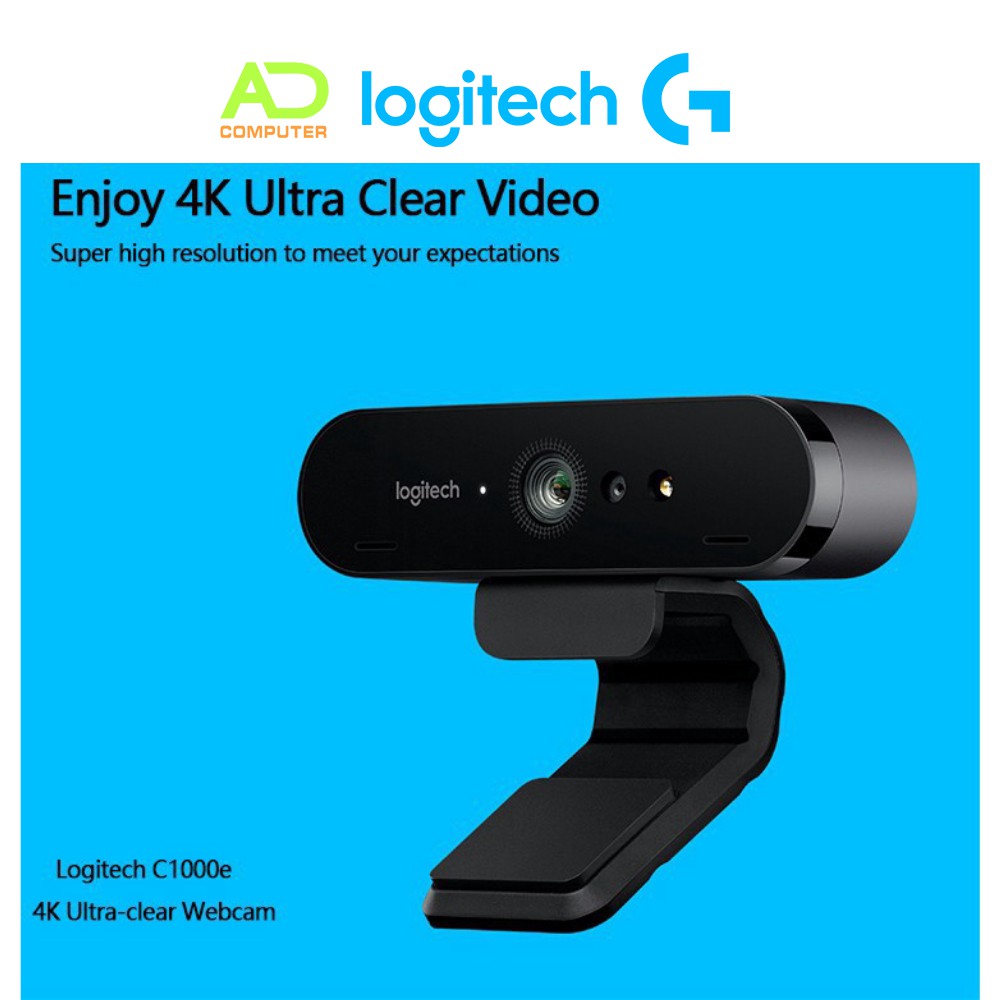 Máy quay góc rộng Logitech c1000e Brio 4K HD 1080P HD với Micro thumbnail