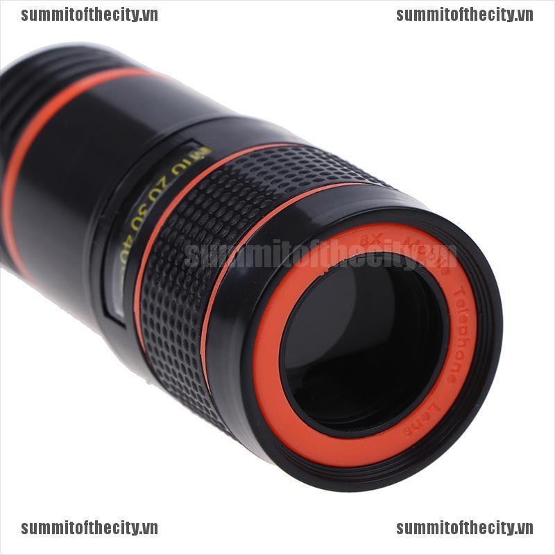 SUN 8x Optical Zoom Lens Telescope Telephoto Clip on for Mobile Cell Phone Camera VN