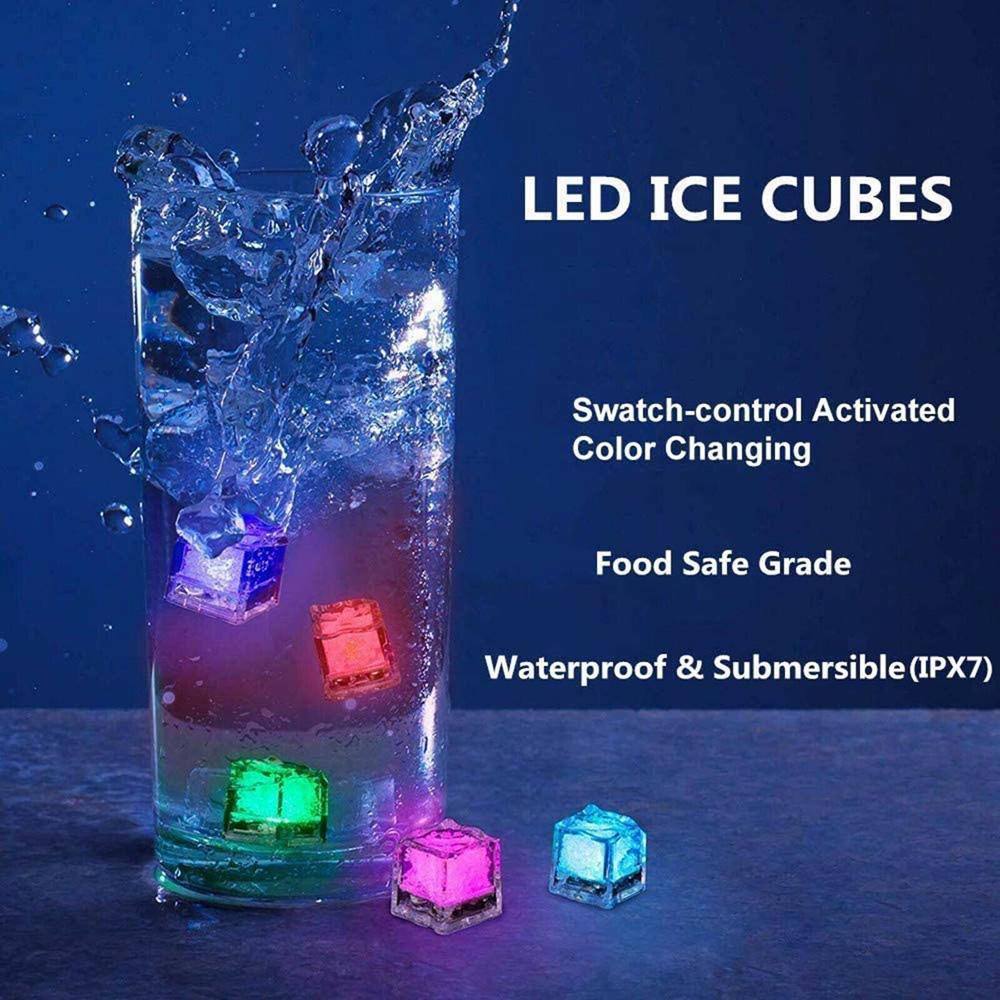 Đá Viên Có Đèn LED Phát Sáng Trang Trí Giáng Sinh Độc Đáo
