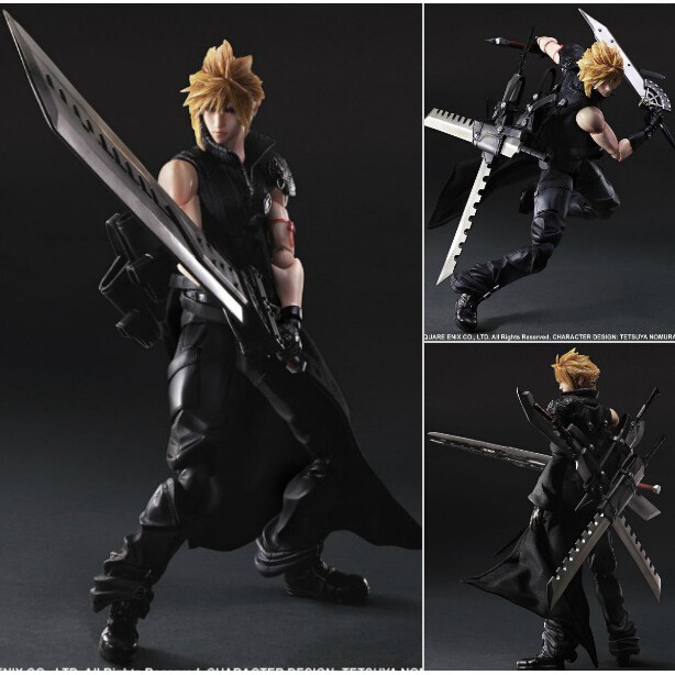 Mô hình Final Fantasy 7 Cloud Strife (Hình thật)