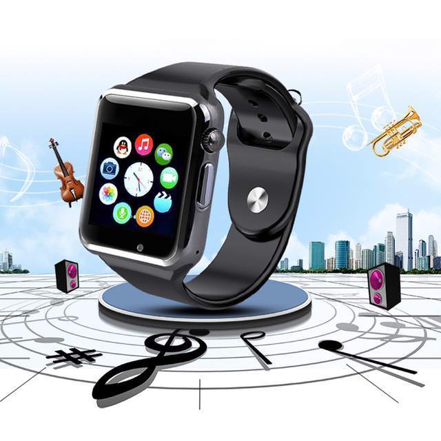 ĐỒNG HỒ THÔNG MINH SMART WATCH A1 đen