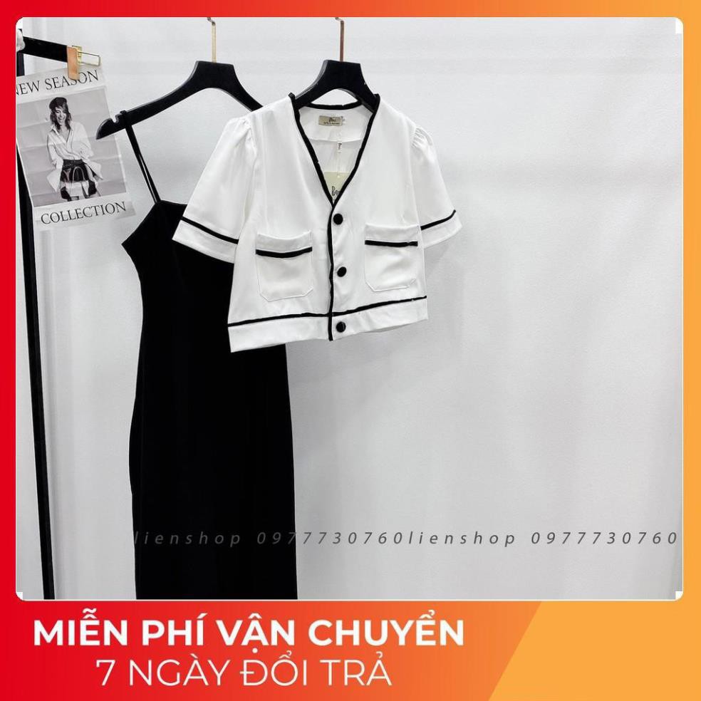 [ 𝐅𝐑𝐄𝐄 𝐒𝐇𝐈𝐏 ] Set Váy Áo 2 Món Kèm Áo Khoác Ngoài