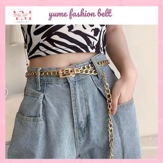 Đai xích thắt lưng đai váy belt xích thả kiểu đơn giản cá tính