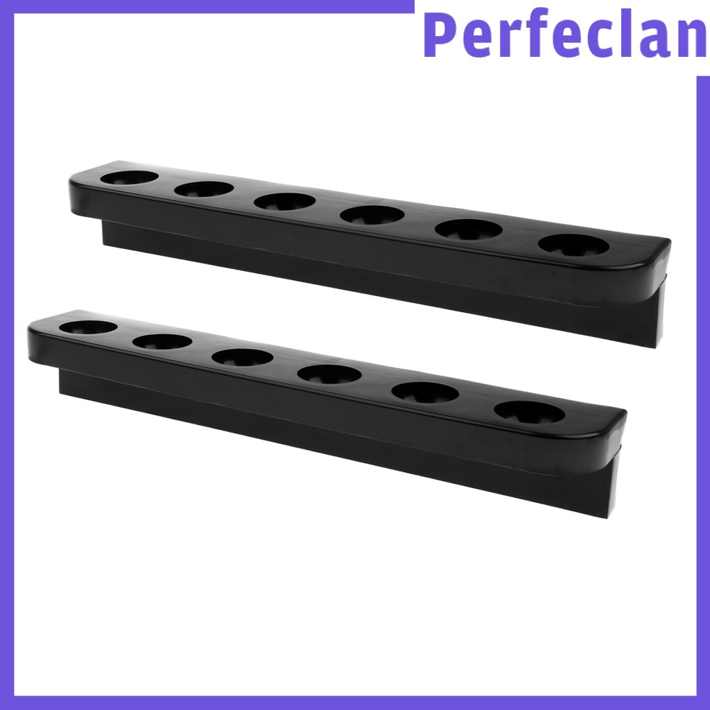 Giá Đỡ Cây Cơ Bida 6 Ngăn Màu Đen Siêu Bền Tiện Dụng