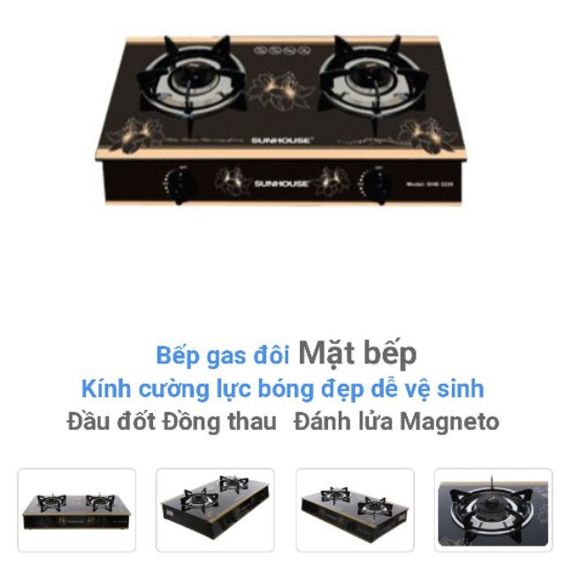 Bếp ga dương SHB3226