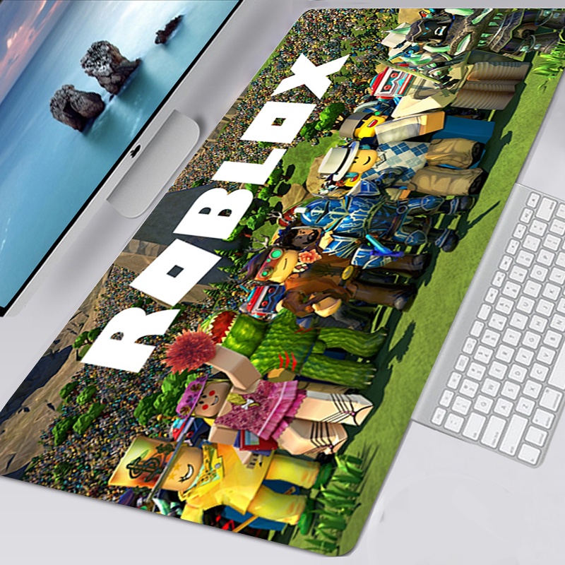 Tấm Lót Chuột Và Bàn Phím Cỡ Lớn In Hình Roblox XXL 900x400 700X300