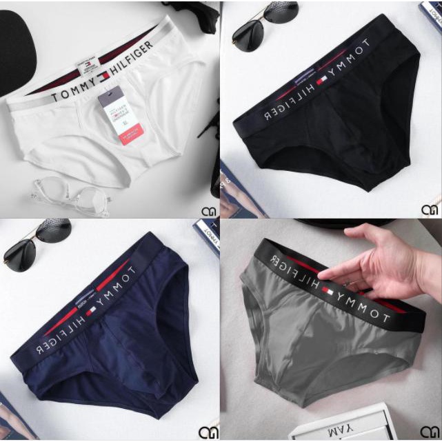 Quần lót nam tam giác Tommy cao cấp chất liệu thun lạnh, quần sịp nam co dãn 4 chiều, thoáng mát