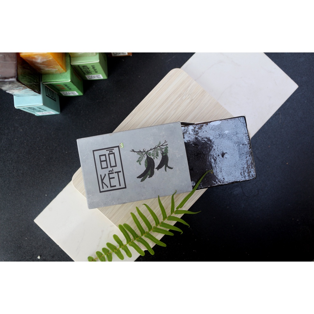 Xà Bông Bồ Kết HTX Sinh Dược 100g Thiên Nhiên