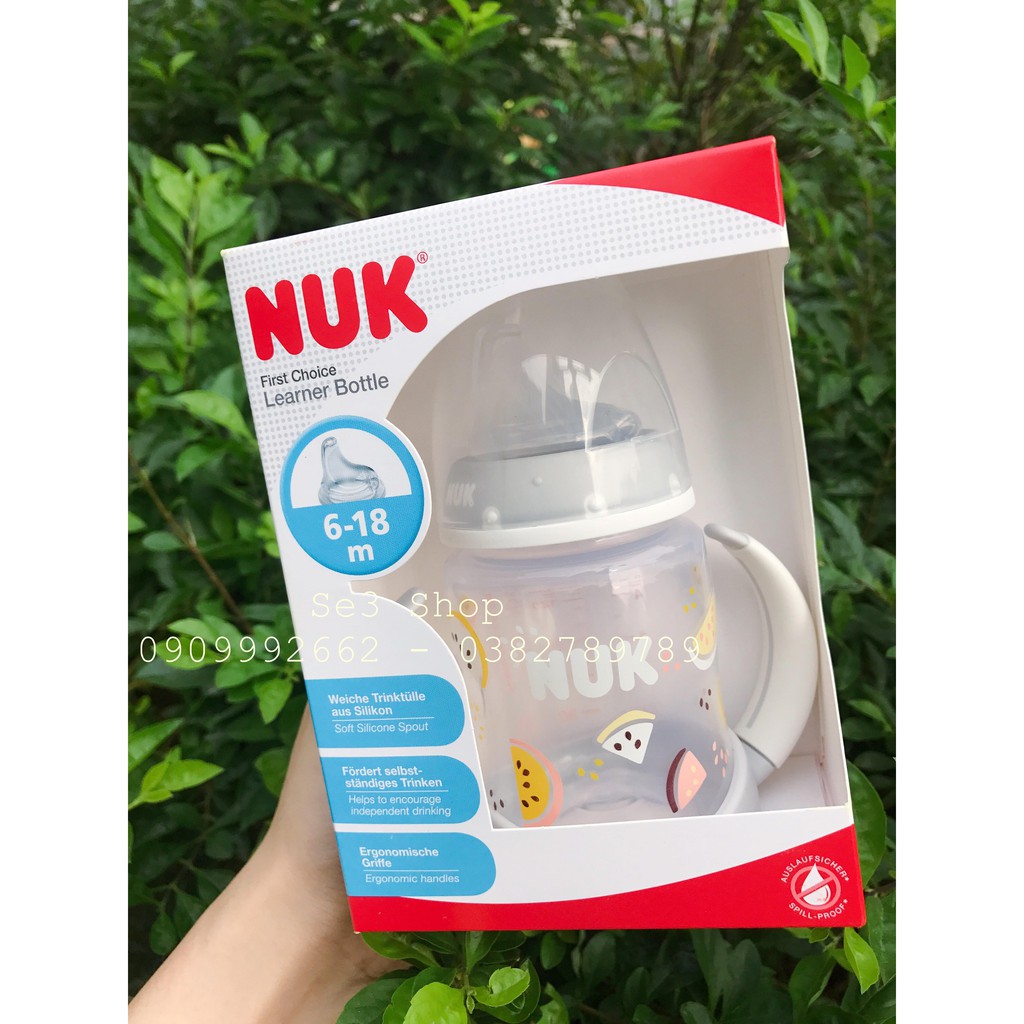 Bình tập uống NUK Baby Gluck