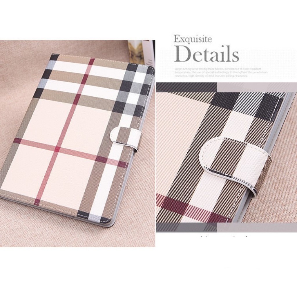 Bao da ipad Vân kẻ chất đẹp ốp ipad Pro 9.7/10.5/Air 3/10.2 gen 7/8/Air 1/Air 2...MART CASE | BigBuy360 - bigbuy360.vn