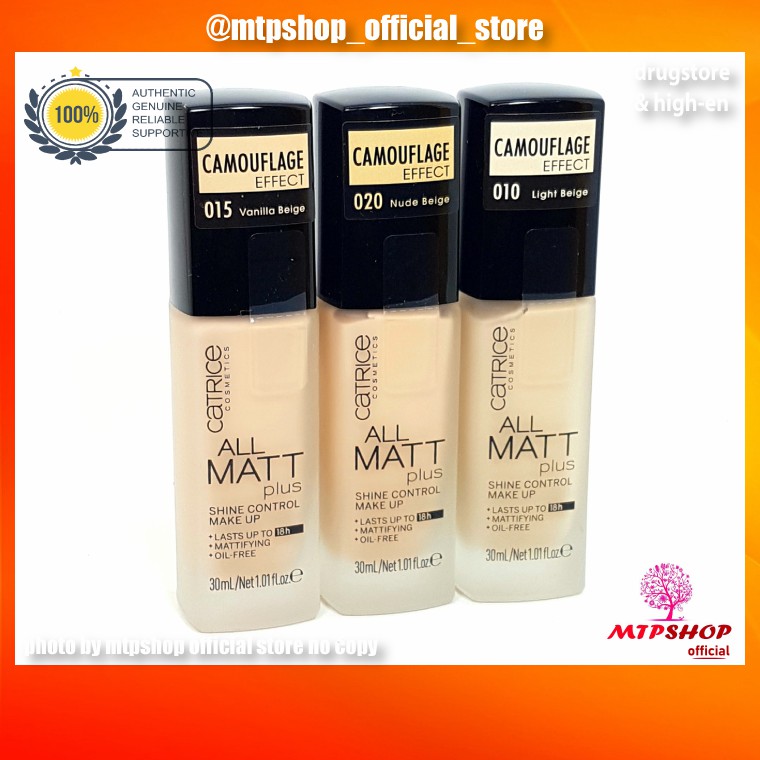 [Top-Seller] Kem Nền Catrice All Matt Plus Shine Control Make Up