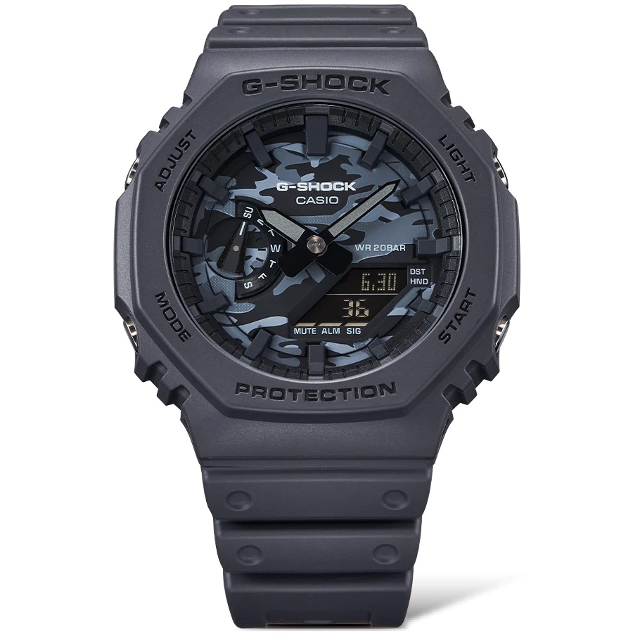 Đồng hồ nam Casio G-Shock GA-2100CA-8A chống va đập, chống nước 200m, hàng chính hãng