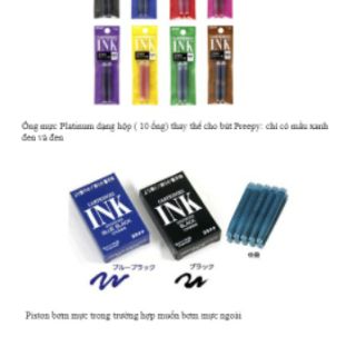 10 ống mực bút máy nhật bản platinum preppy f03