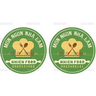 Combo 1000tem Decal Giấy - Kích thước 3cm