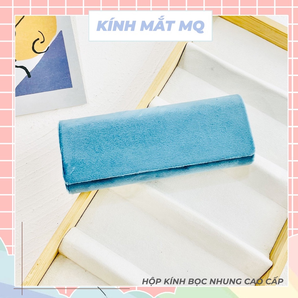 Hộp đựng kính cao cấp, bọc vải nhung mịn, thiết kế sang trọng cứng cáp - Five Minutes Eyewear