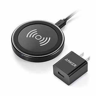 Sạc không dây anker powerport qi, 5w kèm sạc 12w - b2511