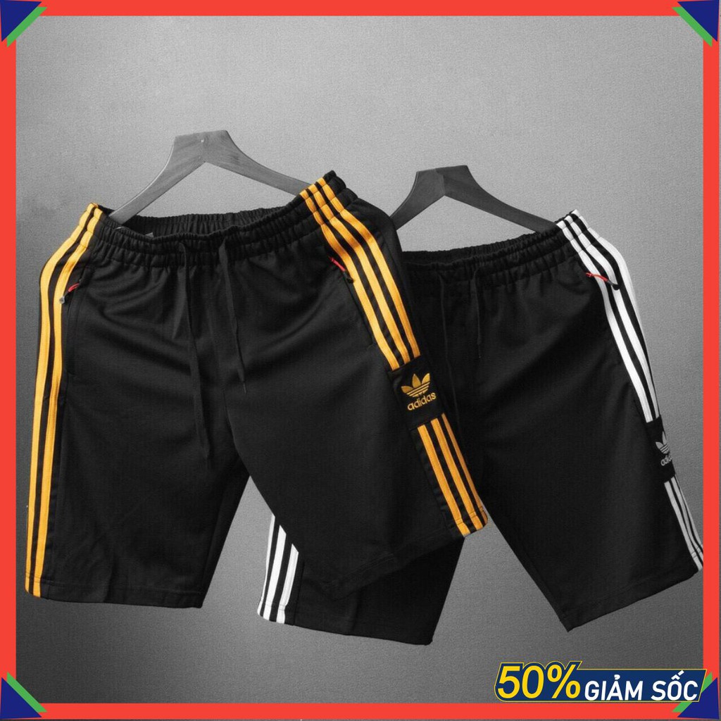 Quần đùi nam 💕SALE SỐC💕 short thể thao, mặc nhà trẻ trung cotton đẹp hàn quốc tập poli 3 sọc co dãn gym mặc ngủ mát hot | BigBuy360 - bigbuy360.vn