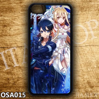 Ốp lưng điện thoại Anime SAO - Kirito & Asuna ( Ốp lưng cho các dòng máy Iphone Oppo)