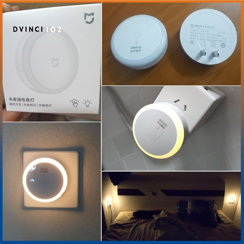 Đèn ngủ cảm biến Xiaomi Mijia MJYD04YL (Bật/Tắt 1 chạm bằng cảm ứng trên thân đèn)