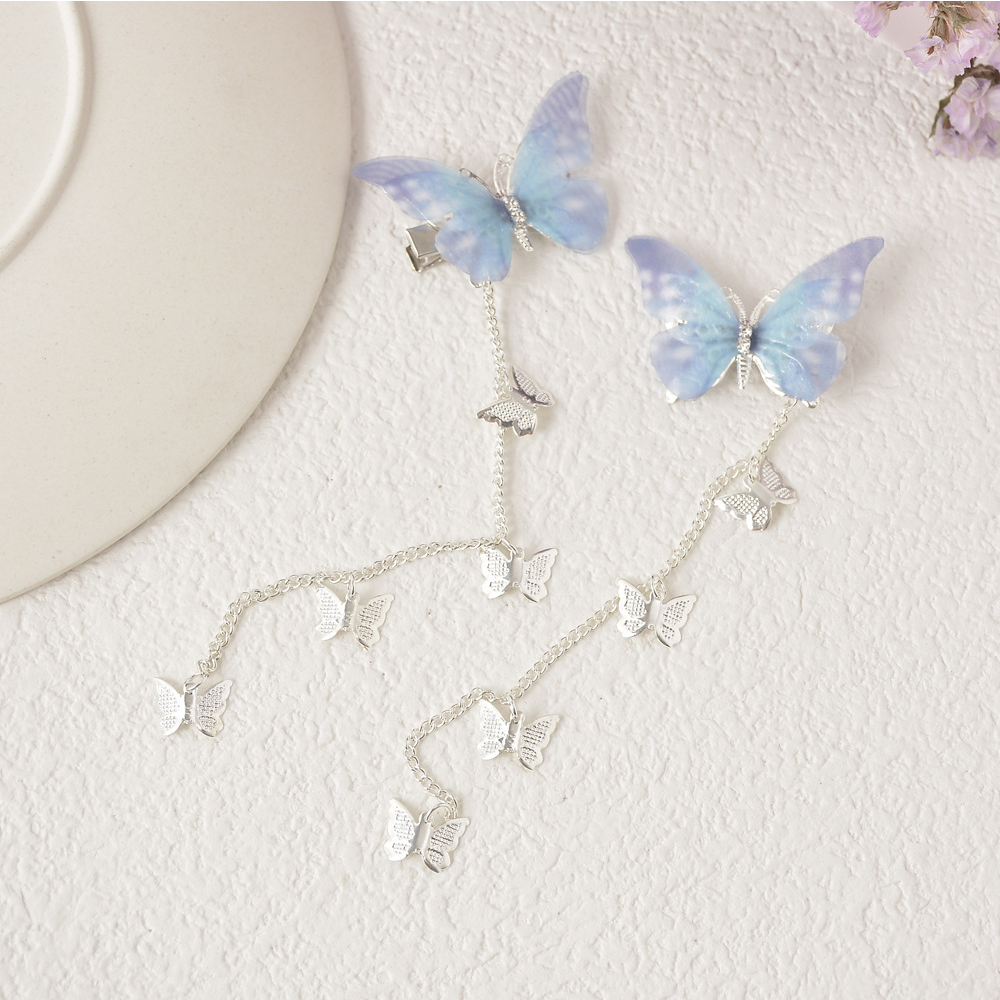 Đôi Kẹp Tóc Hình Bướm Thời Trang Nữ Tính