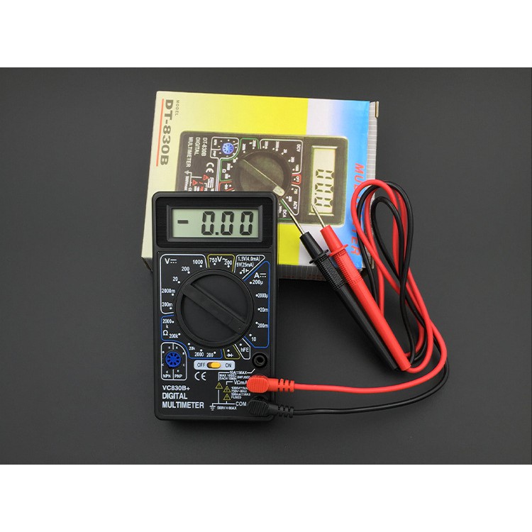 Đồng Hồ Đo Điện Vạn Năng Kỹ Thuật Số DT830B