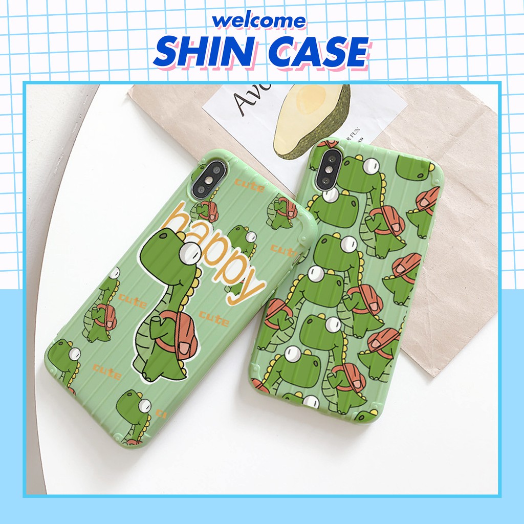 Ốp lưng iphone Dino cổ dài sọc 3D chống va đập 5/5s/6/6plus/6s/6splus/7/7plus/8/8plus/x/xs/11/12/pro/max/plus/promax