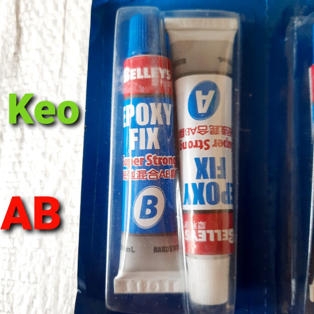 Keo dán 2 thành phần epoxy FIX-KEO AB