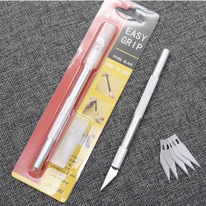 Dao cắt washi tape tỉa sticker dụng cụ dán bullet journal tiện lợi kèm 6 lưỡi dao DIY - MyNa Mart