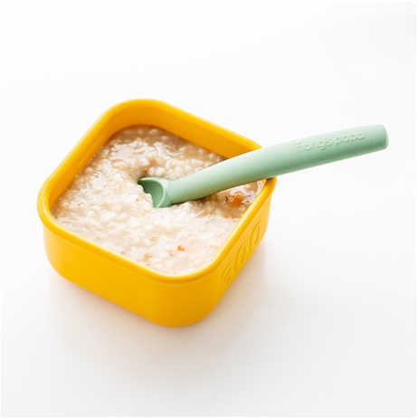 Thìa Ăn Dặm Silicone Mềm Hong's Papa Hàn Quốc an toàn cho bé