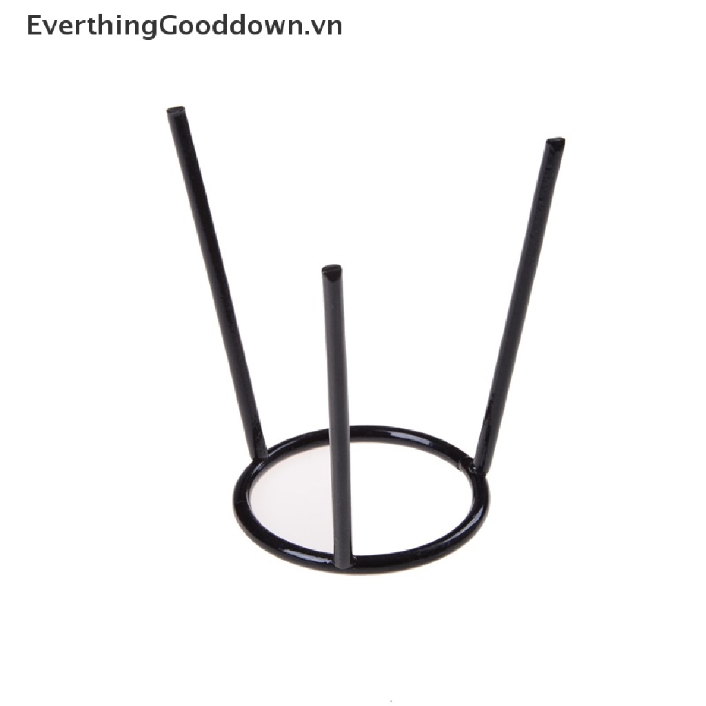 Everthinggooddown Bunsen Đế Sắt Đỡ Đèn / Chân Đế Tripod Cao 13cm vn