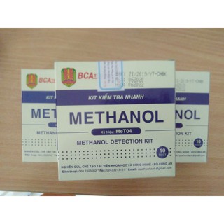 Test, Kit kiểm tra nhanh Methanol MeT04