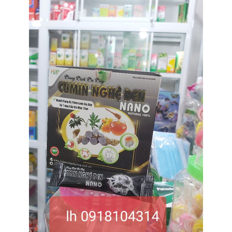 Cumin nghệ đen nano