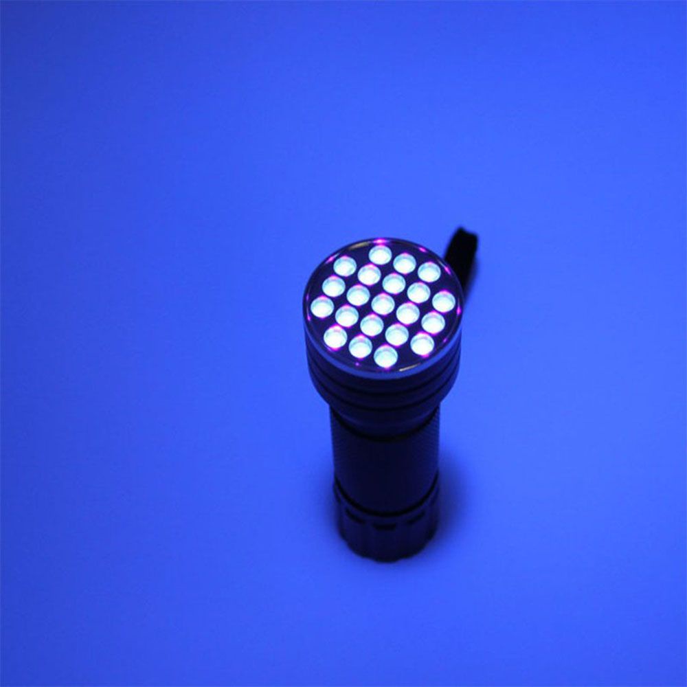 Augustina Đèn Pin 21 Bóng Led Uv Mini Bằng Nhôm Chất Lượng Cao Nhiều Màu Sắc