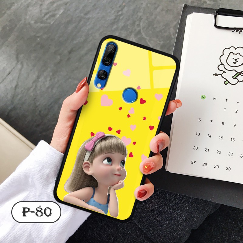 Ốp kính in hình cute Huawei Y9 PRIME 2019