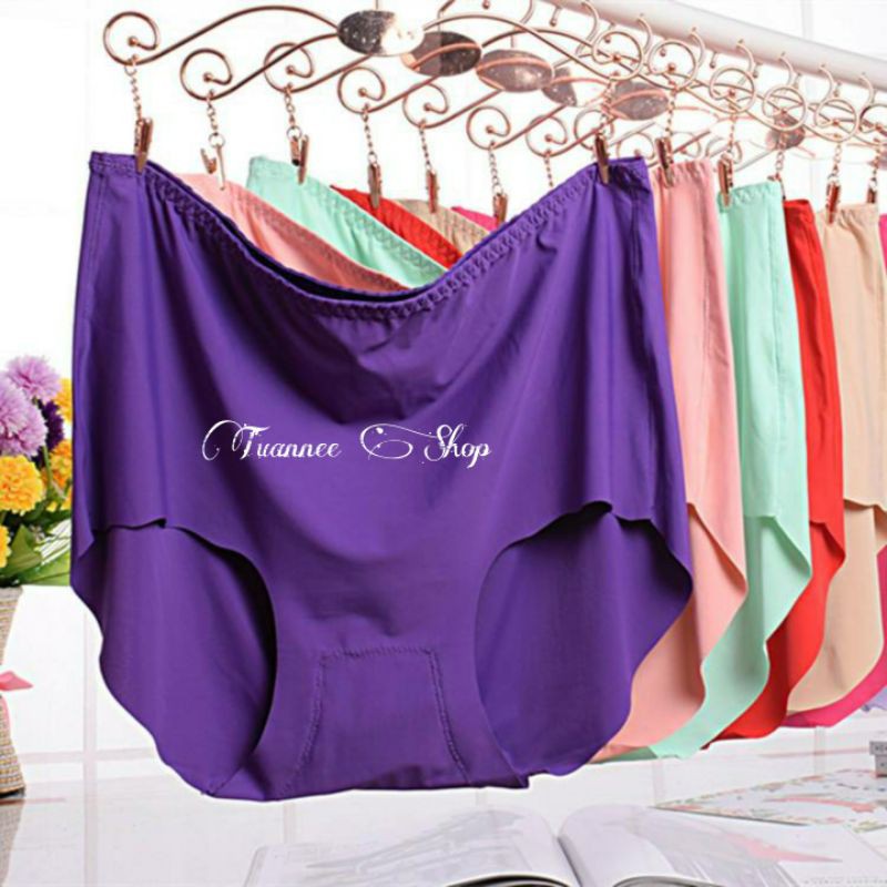 Quần lót cỡ lớn Vải Nylon cạp cao