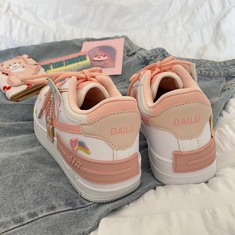 Giày sneaker sakura hồng
