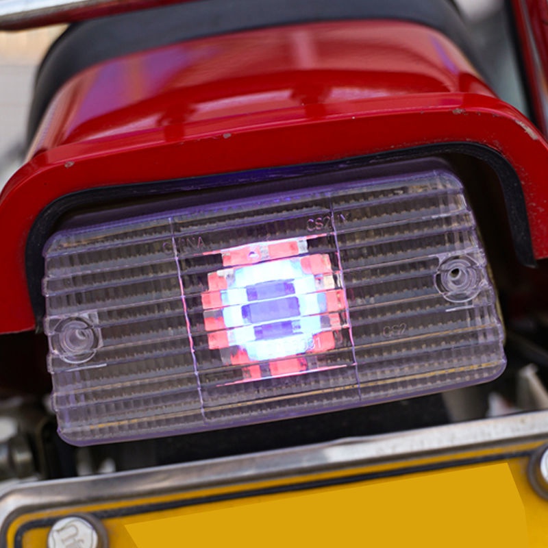 1 Đèn LED Đuôi Xe Máy 1157 Nhấp Nháy Đỏ dc12v Siêu Sáng