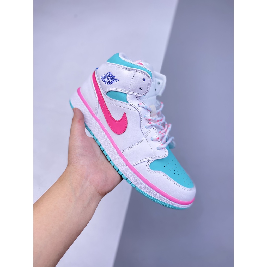 Giày thể thao Jordan 1 Mid 852542-600 36-46 thời trang cho nam nữ