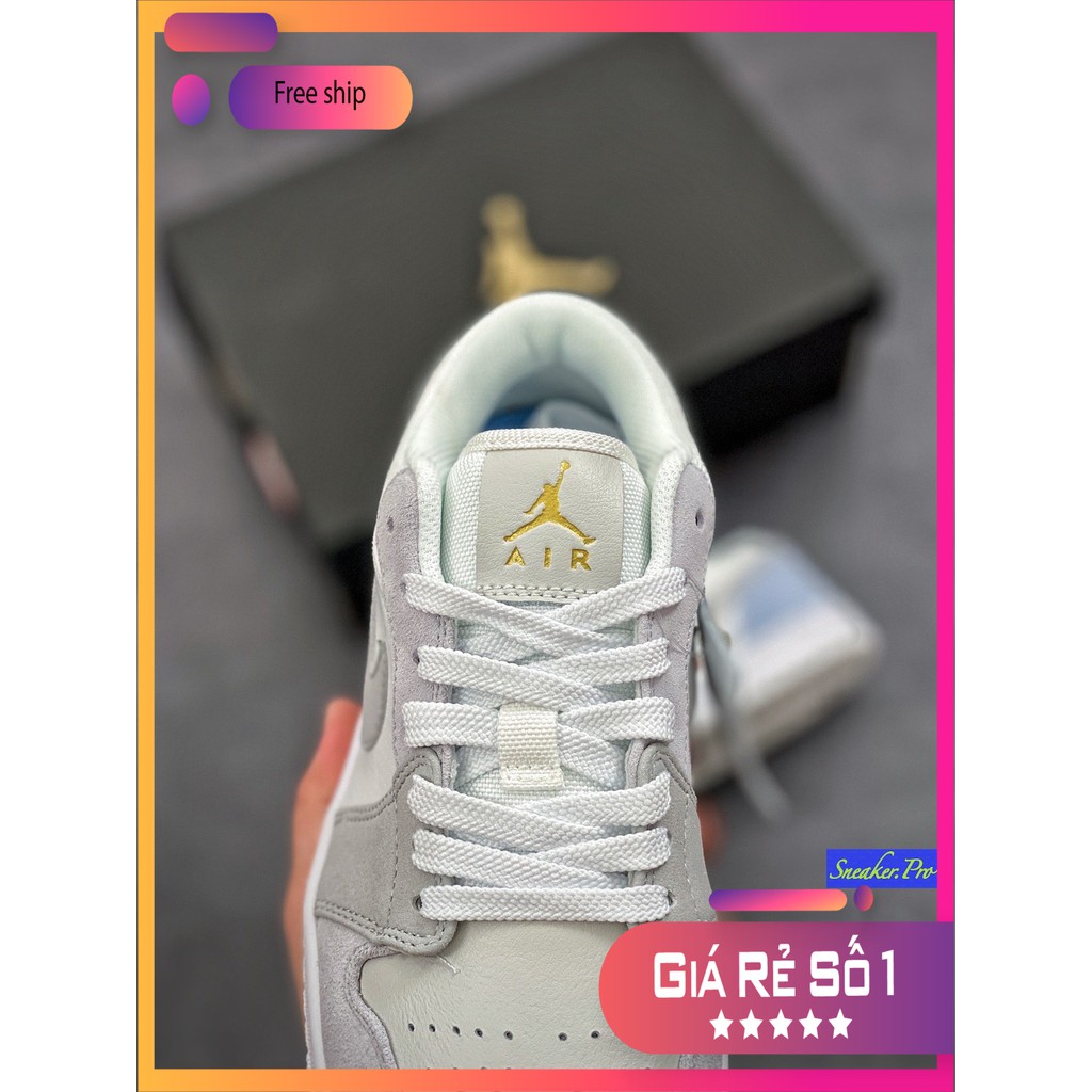 (FULL BOX + QUÀ TẶNG) Giày thể thao AIR JORDAN 1 Paris xám trắng siêu đẹp dành cho nam và nữ | BigBuy360 - bigbuy360.vn