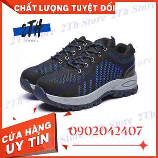 [GIÁ HỦY DIỆT]-CÓ VIDEO-Giày Bảo Hộ Lao Động 2TH Kiểu Thể Thao Chống Đinh, Chống Trơn Trượt-BD0064