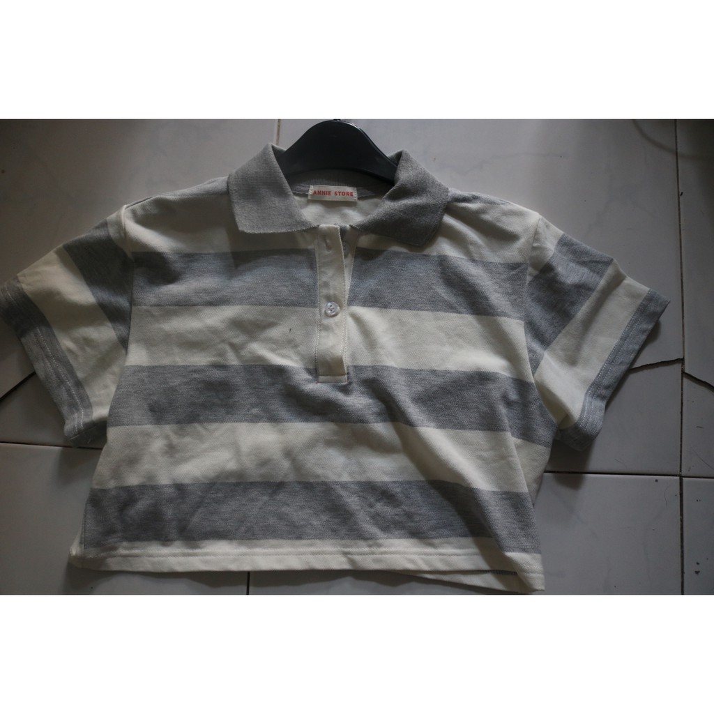 Áo Croptop sọc của Annie Store freesize