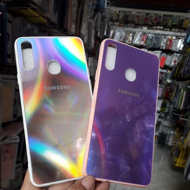 Samsung Galaxy A20S Ốp lưng 7 màu tráng gương