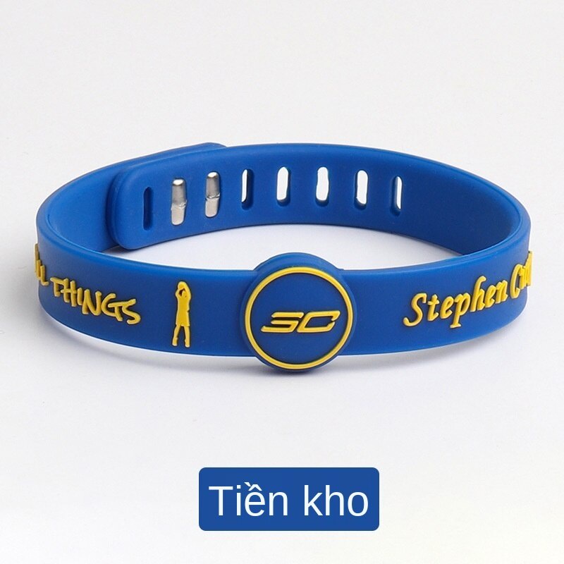 Vòng đeo tay thể thao từ silicon tùy chọn họa tiết tên vận động viên độc đáo
