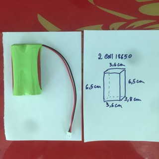 Pin sạc 3,7-4,2v 4000mah có mạch bv và jack cắm
