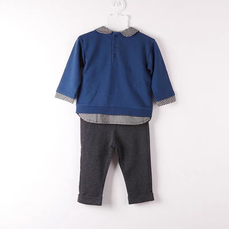 Bộ nỉ da cá TQXK dư xịn cho bé trai từ 10 kg - 16 kg