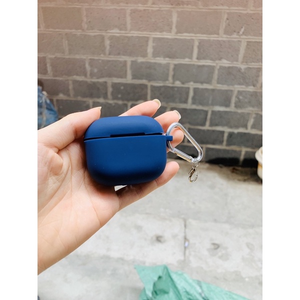🌟 Airpod 3 2021 🌟 Vỏ Bọc Tai Nghe Case silicon dẻo trơn nhiều màu - Tặng kèm móc